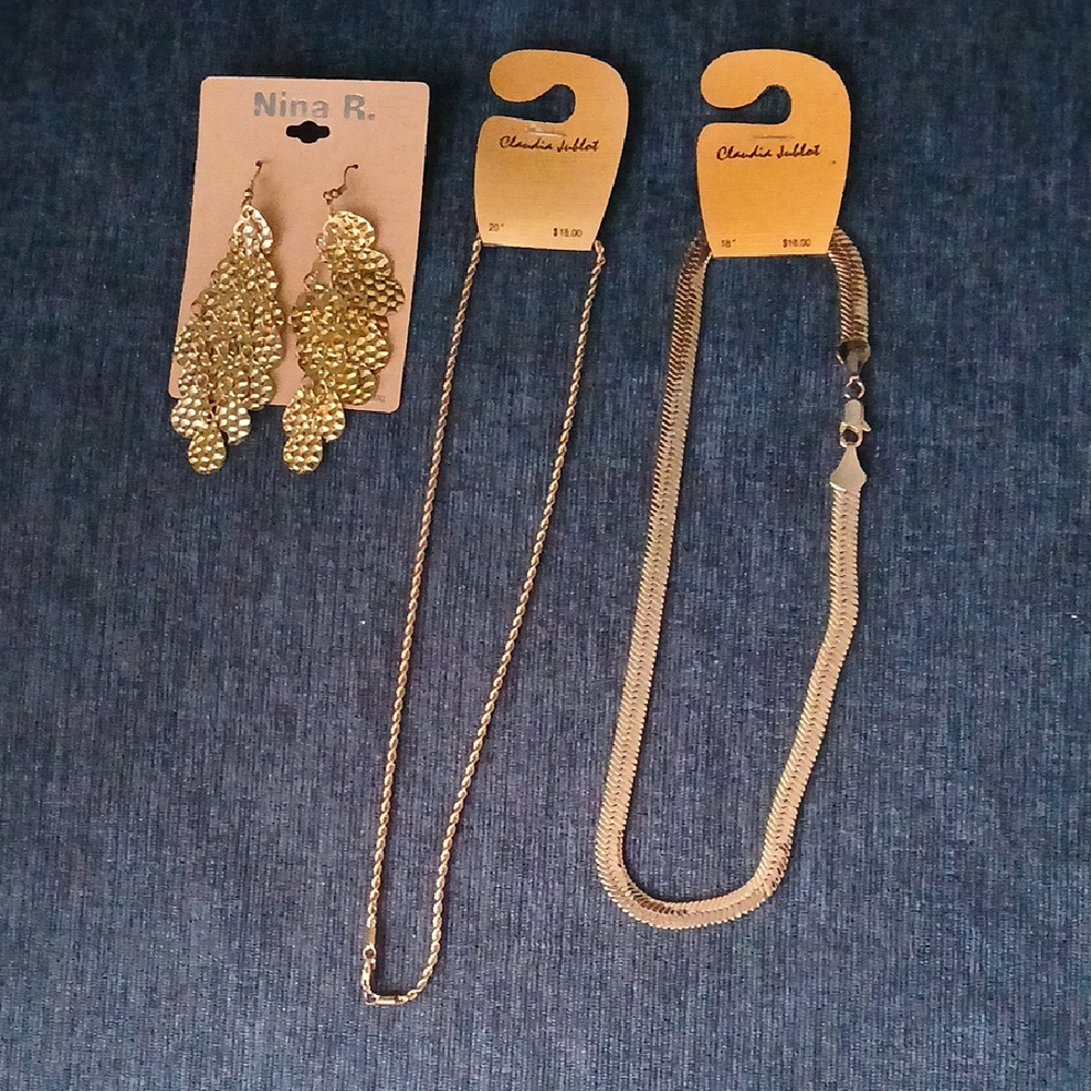 Dior Gold Necklace Set
